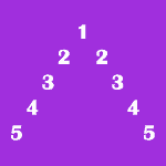 Java Number Pattern (Hill shape 1)