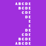 Half Repeated Character Pattern in Java