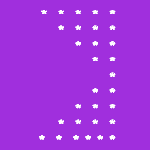 Half Hourglass Star Pattern in Java