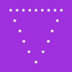 Inverted Hollow Pyramid using Stars in Java